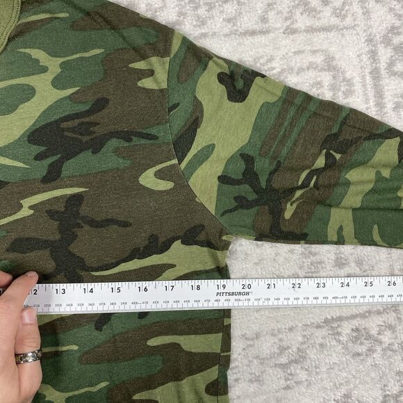 VTG Crafted w/ Pride Shirt in America Single Stitch Casual Camouflage Size XL - Picture 5 of 6